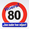 Huldeschild 80 jaar